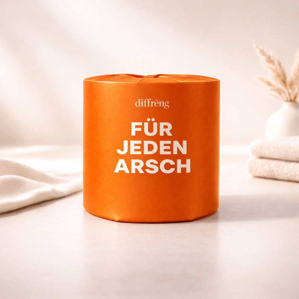 Toilettenpapier Alternative - Premium Carepaper 100% Bambus – Diffrêng Comfort 24 Rollen 6 Farben