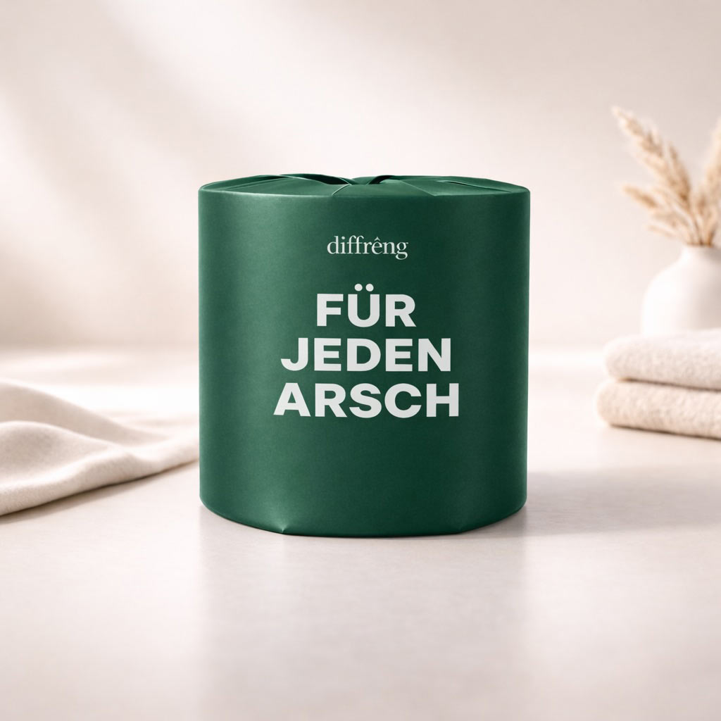 Toilettenpapier Alternative - Premium Carepaper 100% Bambus – Diffrêng Comfort 24 Rollen 6 Farben