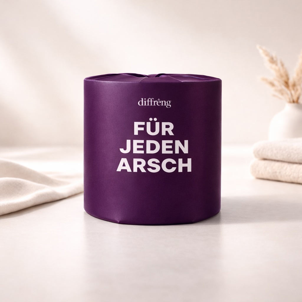 Toilettenpapier Alternative - Premium Carepaper 100% Bambus – Diffrêng Comfort 24 Rollen 6 Farben
